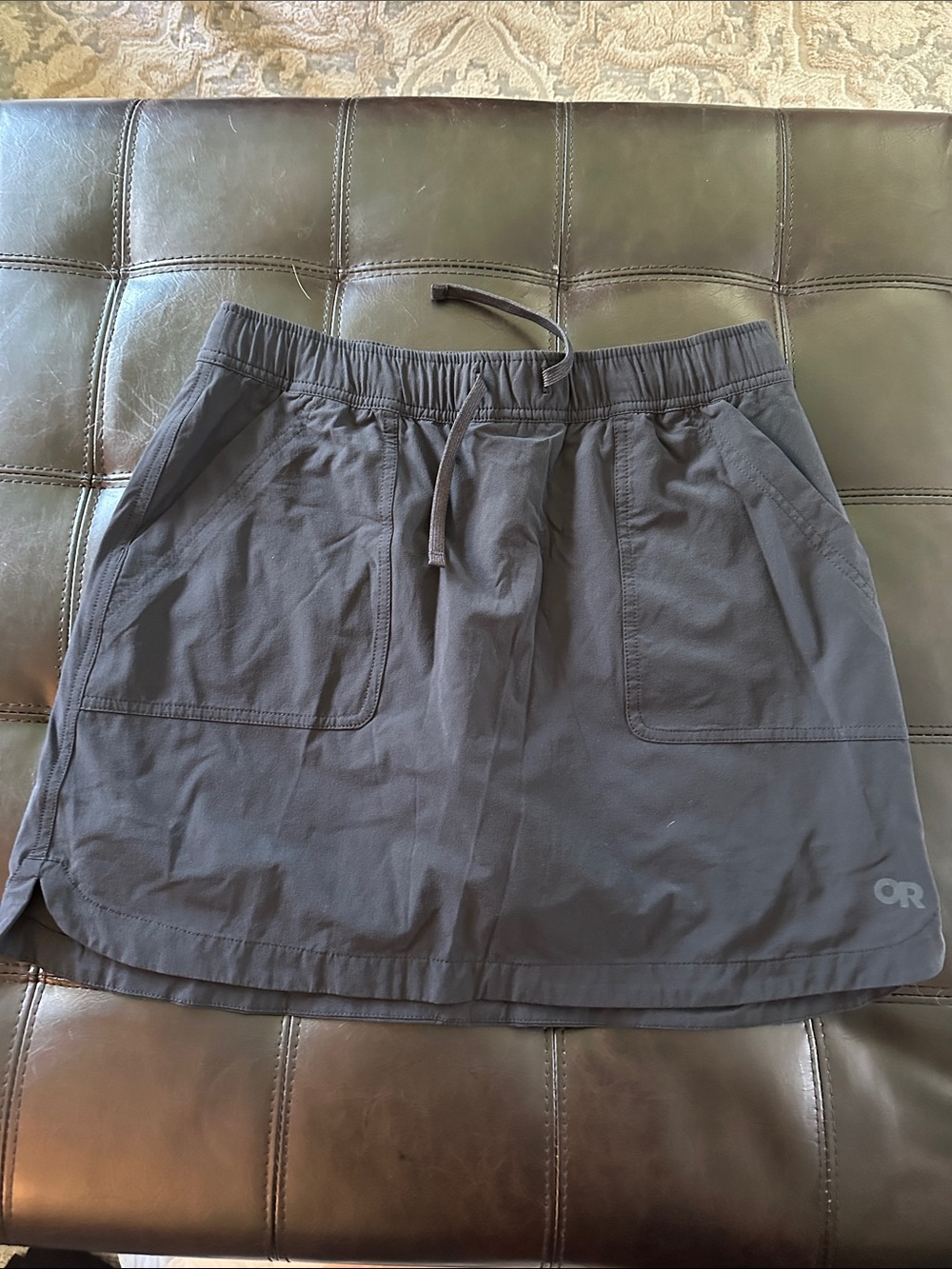 Outdoor Research Black Performance Skirt with Drawstring Waist